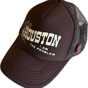 Brown Houston Trucker Hat